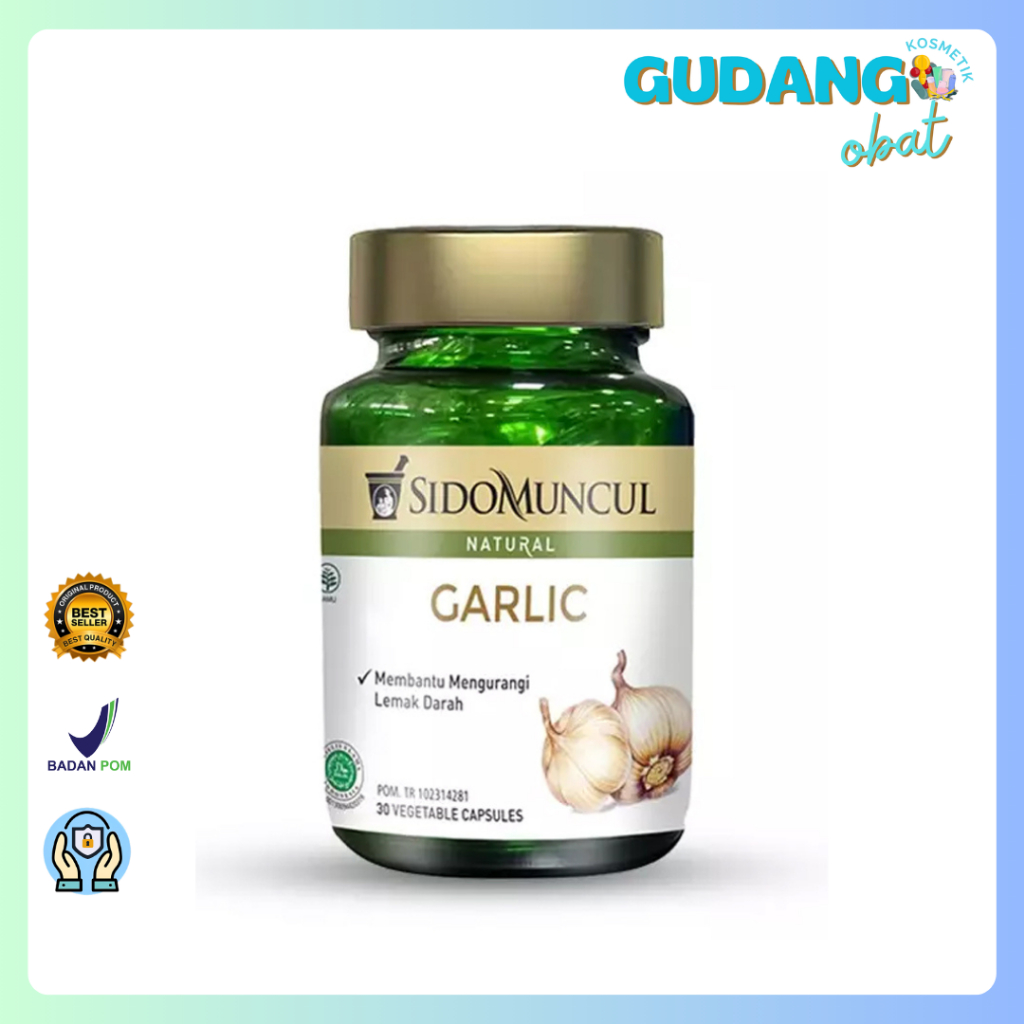 SidoMuncul Garlic Kapsul 30's - SidoMuncul Garlic - Ekstrak Bawang Putih
