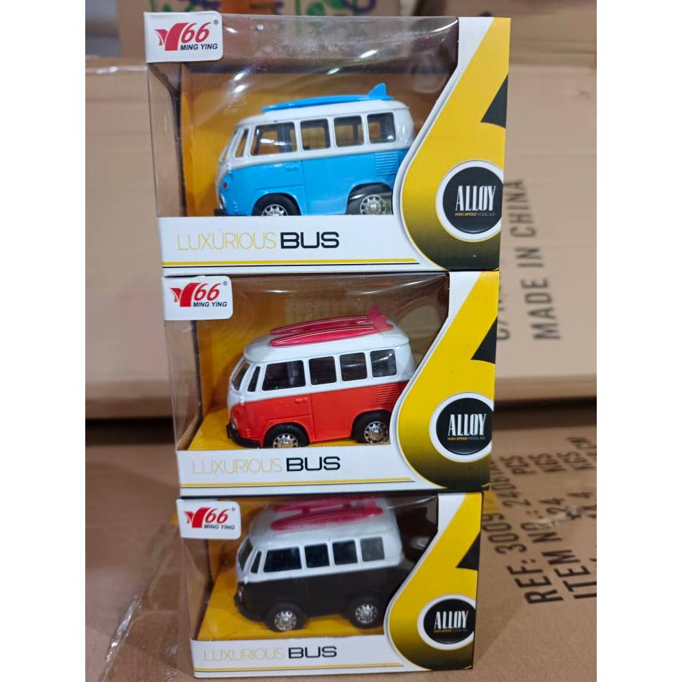 Mobil Diecast ALLOY VAN LUXURIOUS BUS VW COMBI VOLKSWAGEN