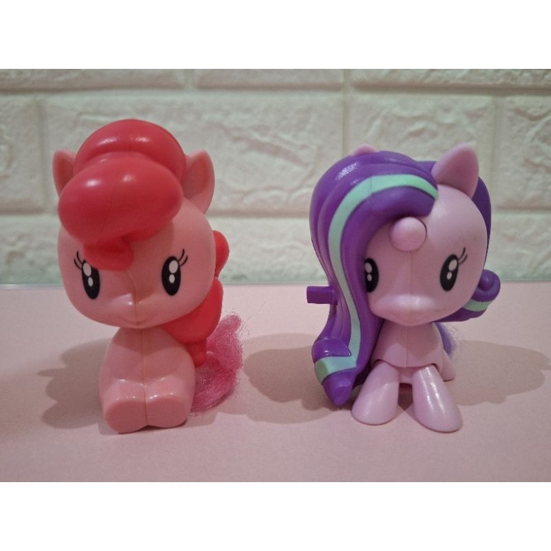 PRELOVED MAINAN ANAK MAINAN MCD TOYS LITTLE PONY ORI PINKY PIE STARLIGHT GLIMMER