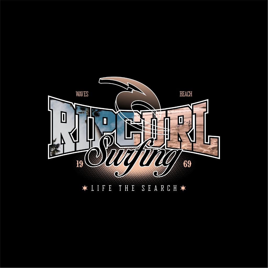 File vector desain kaos surfing