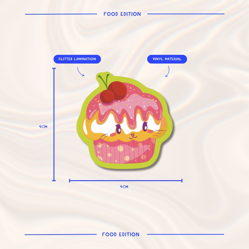 

Sticker Pack | FOOD EDITION | Vinyl Die Cut Single Sticker