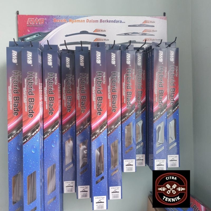 Wiper Blade Model Hybrid RWB Silicone Original