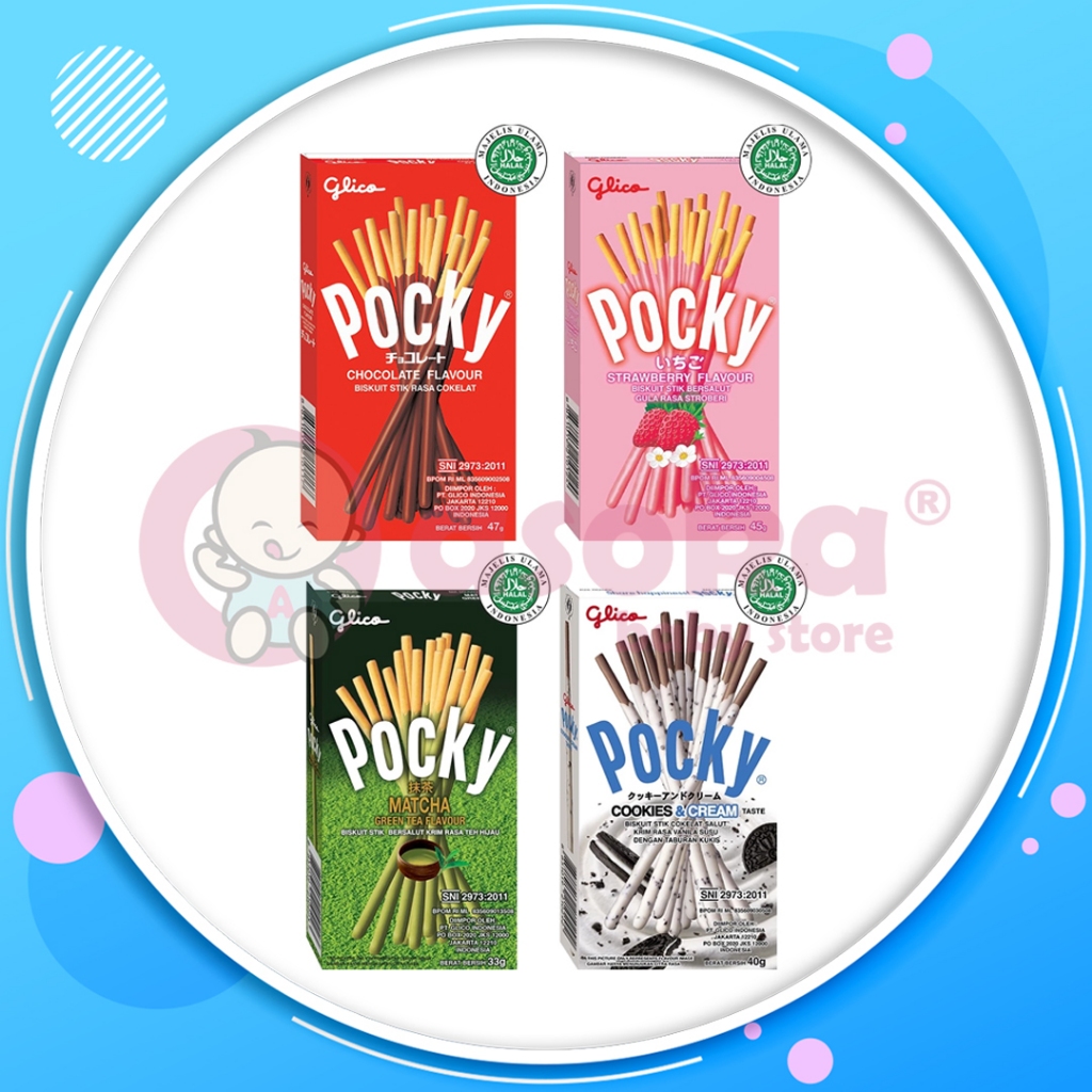 

Glico Pocky Biscuit Stick 45 gr - Makanan Ringan Anak ASOKA