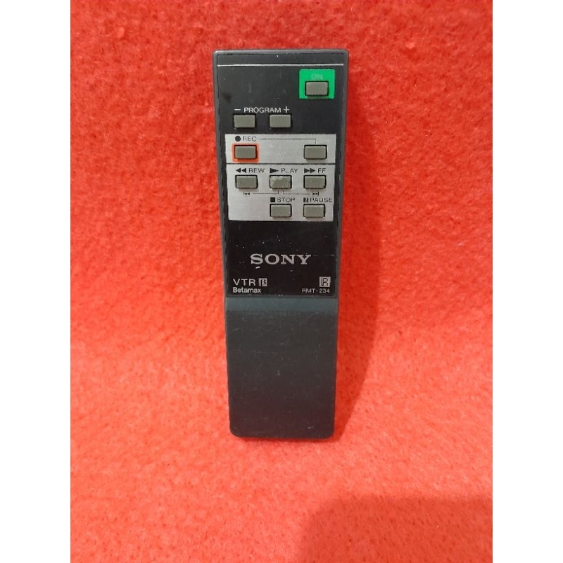Remote SONY VTR Betamax Original Asli . RMT - 234 .