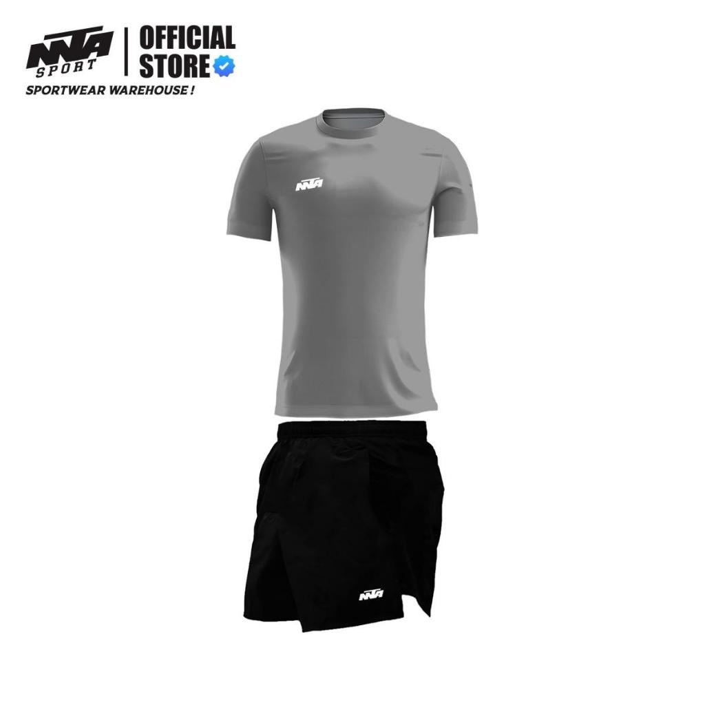 OBRAL Baju Setelan Jersey Polos Abu Kostum Tim Olahraga Futsal Badminton Volly Sepak Bola Basket Pri