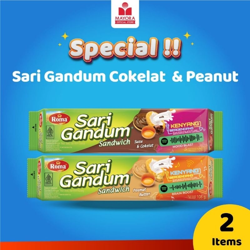 

Paket Sari Gandum Cokelat & Peanut