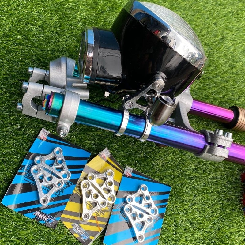 kupingan cnc k5 breket lampu k5 cnc dudukan lampu depan kupingan k5 set cincin