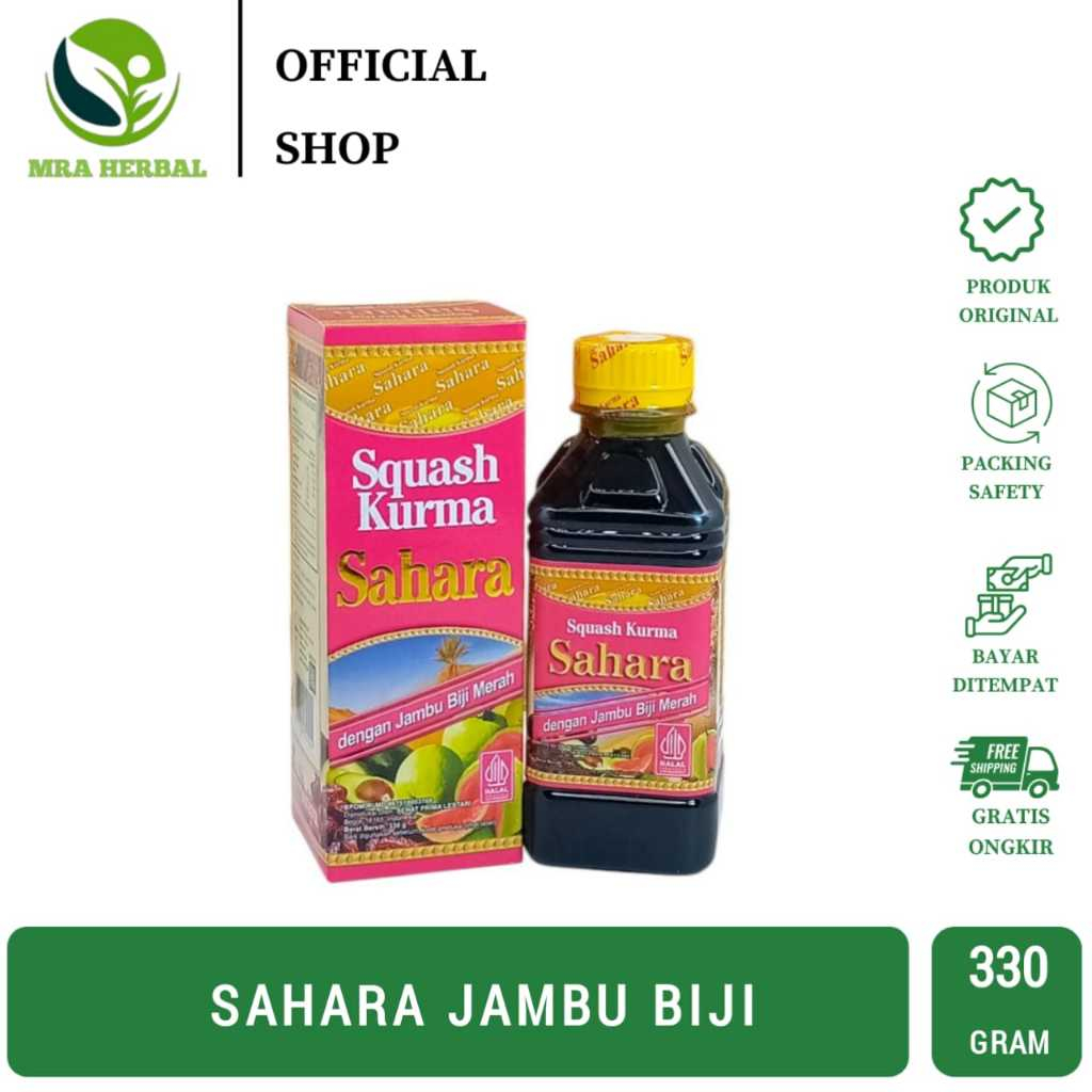 Sari Kurma Sahara Jambu Biji 330 Gr | Madu Sahara Squash Kurma