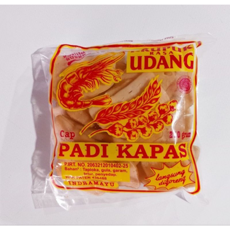 

kerupuk udang padi kapas 250g