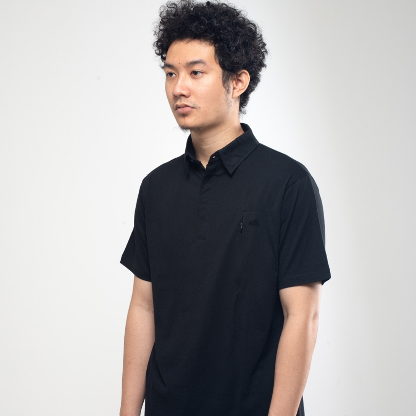 Polo Eton Pocket - Polo Shirt Casual Pria