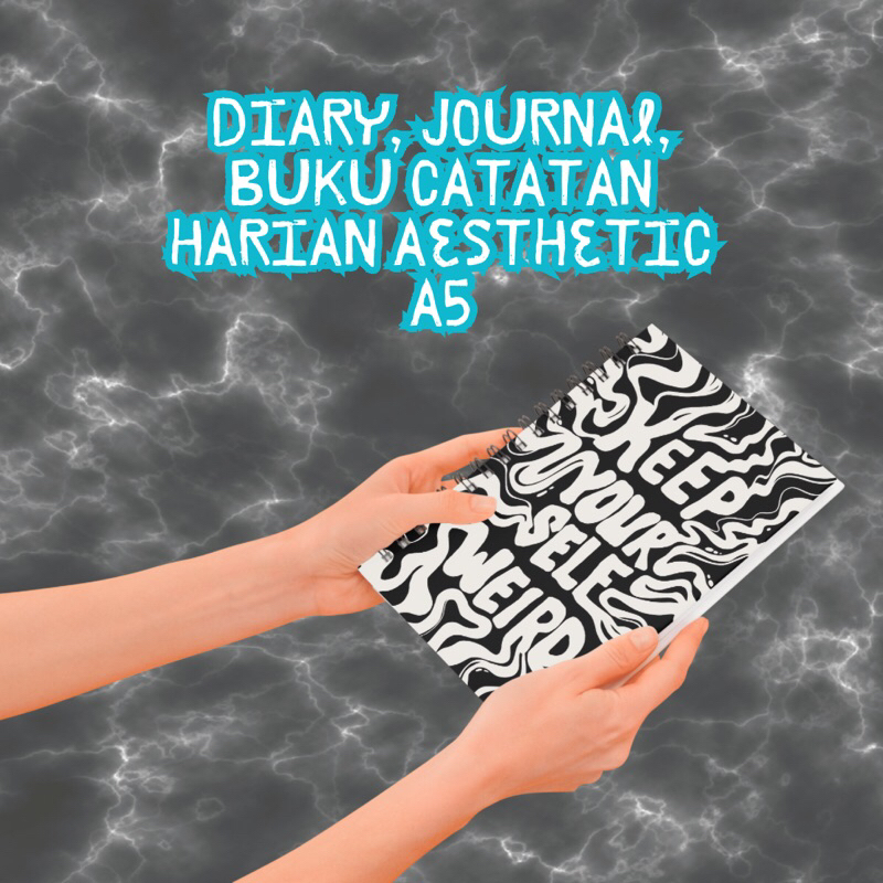 

Buku Catatan Harian, Diary Journal Aesthetic, Notebook Spiral Aesthetic A5