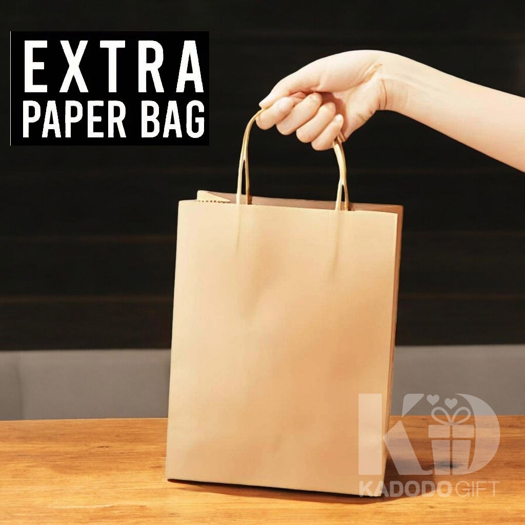 

Paper Bag Coklat / Tas Kado Untuk Tambahan Gift