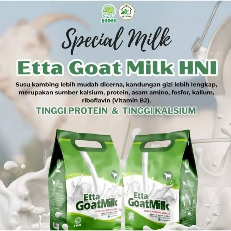 

Etta Goat Milk Susu Kambing Bubuk Ettawa HNI Untuk Pengobatan Pernafasan Asma TBC