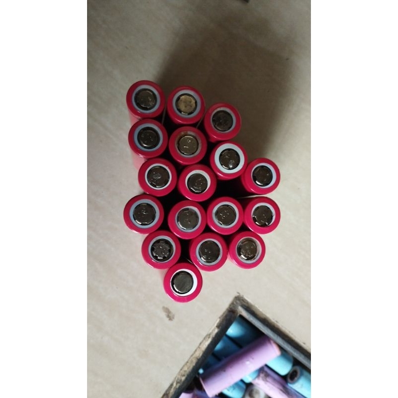 BATRE 18650 BEKAS LEPTOP SUDAH DI GANTI KULIT 3000MAH