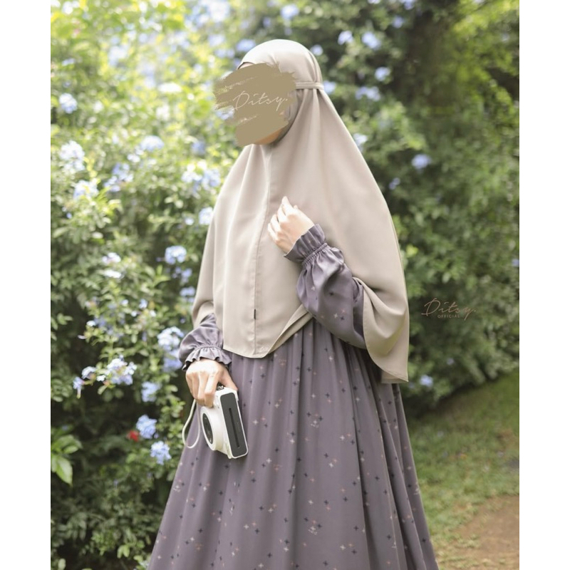 [SIAP KIRIM] NEW GAMIS DITSY TERBARU SIZE XS S M L XL XXL XXXL