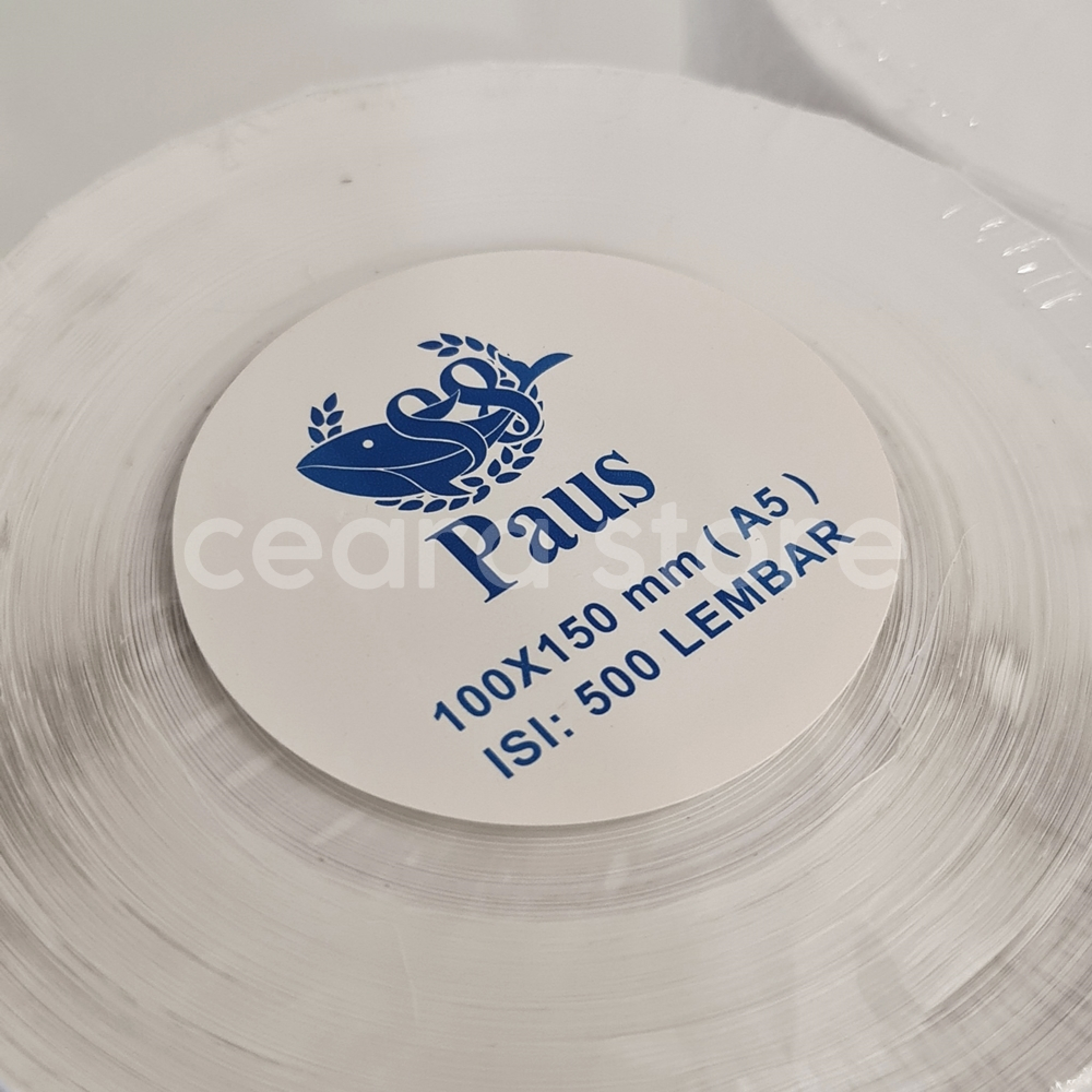 

STICKER LABEL THERMAL ROLL 100x150 ISI 500 UKURAN A6 PAUS RB6