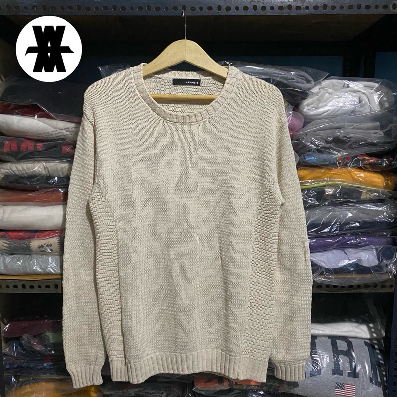 Hamnett by Katharine Hamnett Knit Krem Size M 70x52