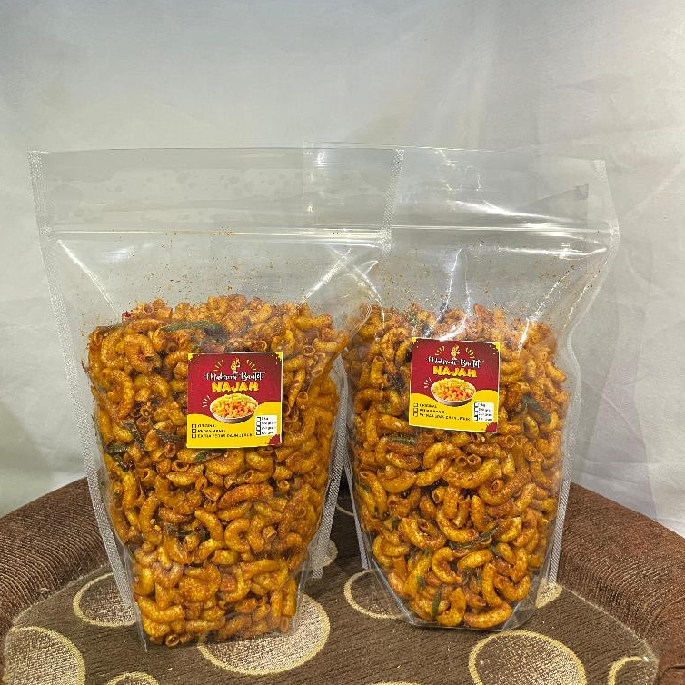 

MAKARONI KRIUK PEDAS DAUN JERUK 500 GRAM BY NAJAH STORE