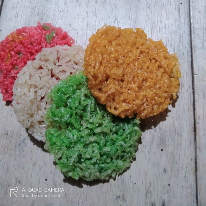 

kerupuk rangining mentah bahan singkong isi 10