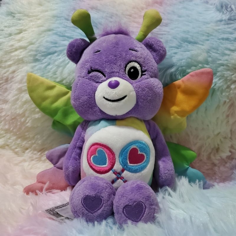 care bears RARE rainbow butterfly (ungu)
