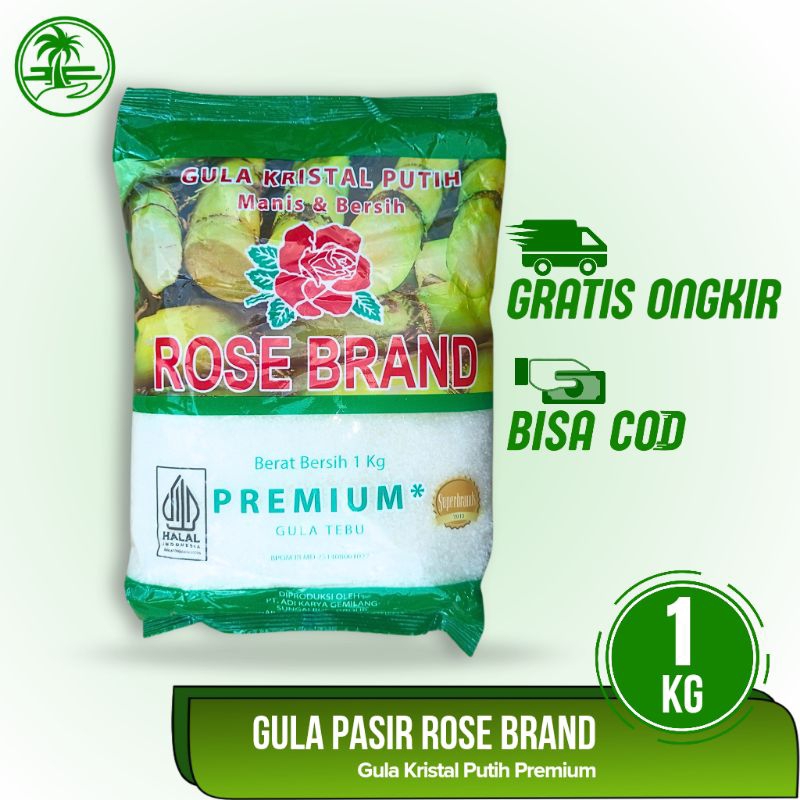 

Gula Pasir Rose Brand - 1 kg Jatim