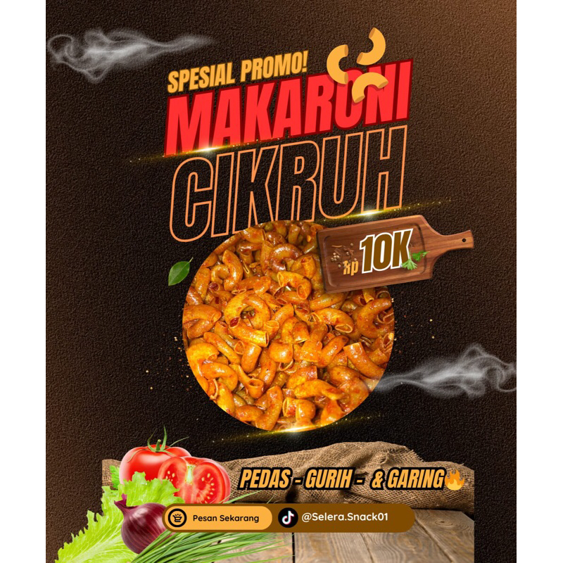 

Makaroni Cikruh Garing Rasa Lezat Pedas Asin & Gurih Harga Promo Kemasan 250 Gram & 500 Gram Free Packing Dus & Bisa COD - Cemilan Food Snacks Goreng Kering