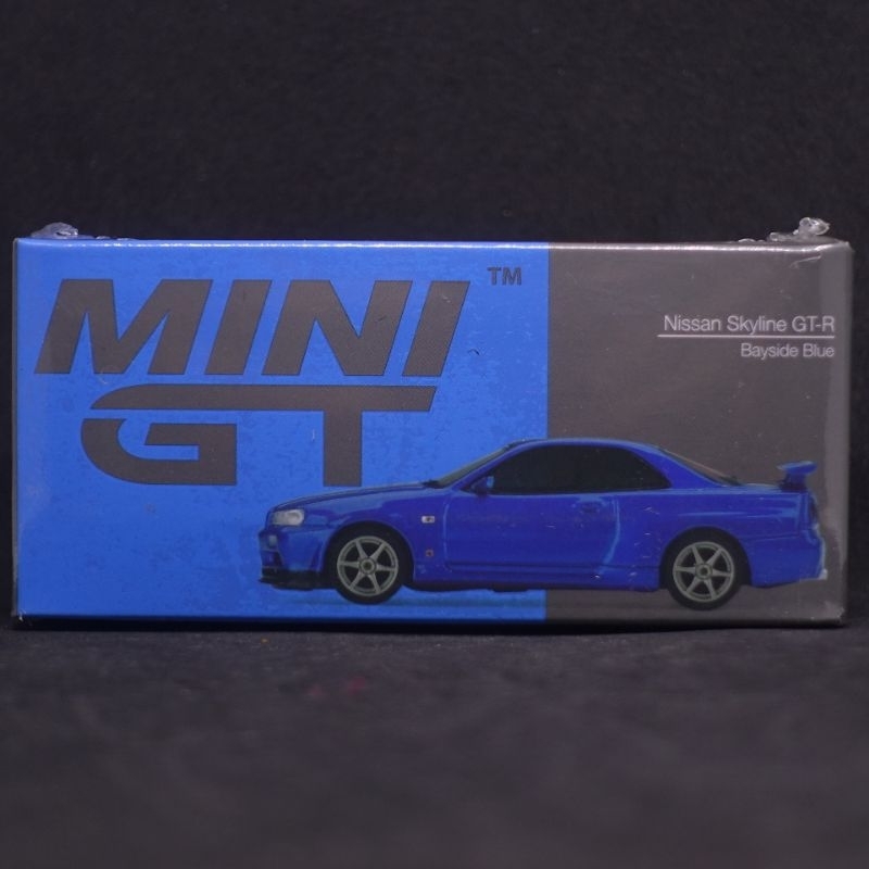 Mini GT Nissan Skyline R34 GTR (V-Spec II) Bayside Blue