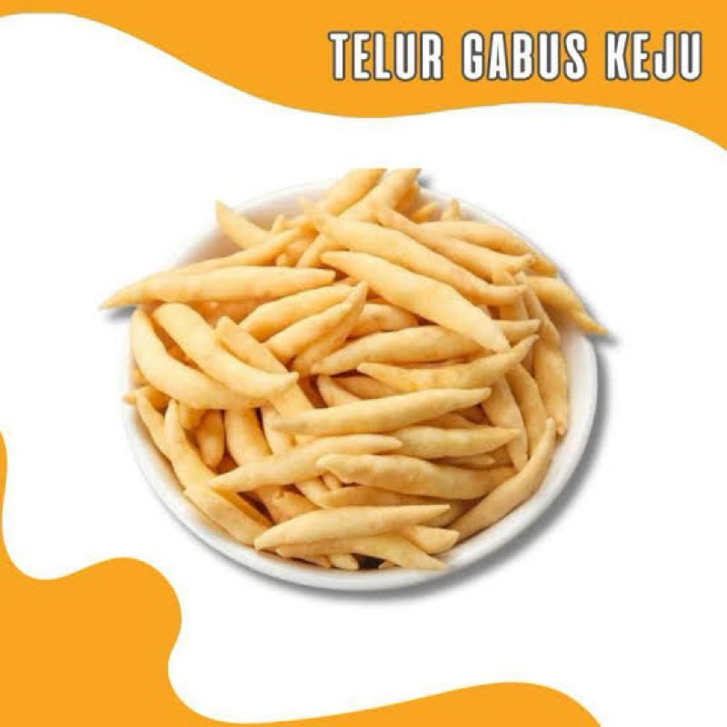 

TELUR GABUS KEJU / CENDOL KEJU (MERK INTAN DD) 125gr / 250gr / 500gr / 1 Kg Kerupuk Stick Stik Keju