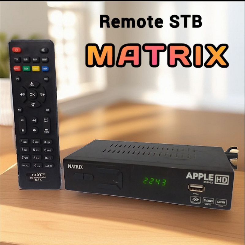 Remot STB Matrix remote untuk STB merk Matrix