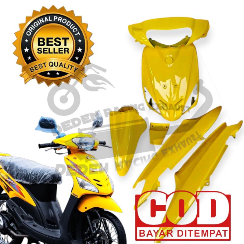|Cover| Full Body Halus Mio Sporty Kuning, Body Halus Mio Sporty Warna Kuning