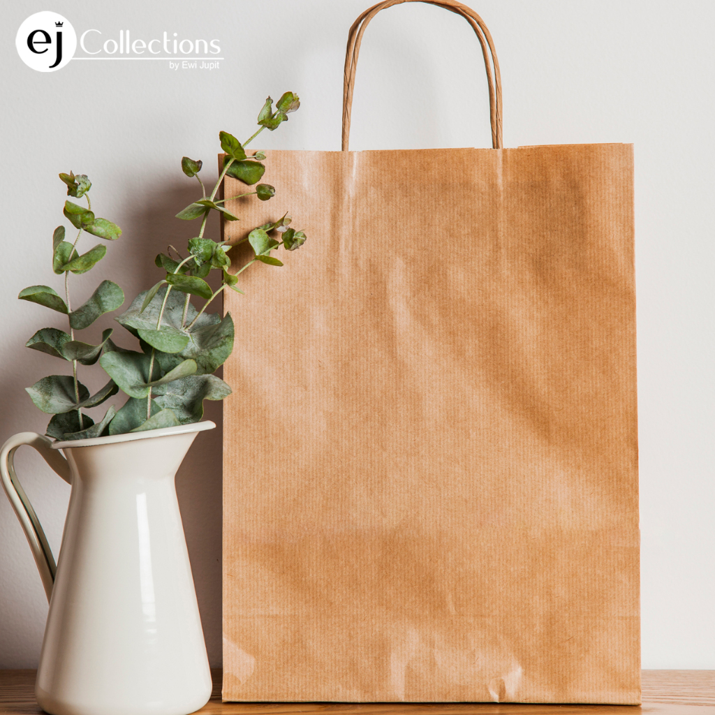 

Paper Bag Coklat Bahan Kraft Craft Bahan Daur Ulang Souvenir Kado Tas Kertas Polos