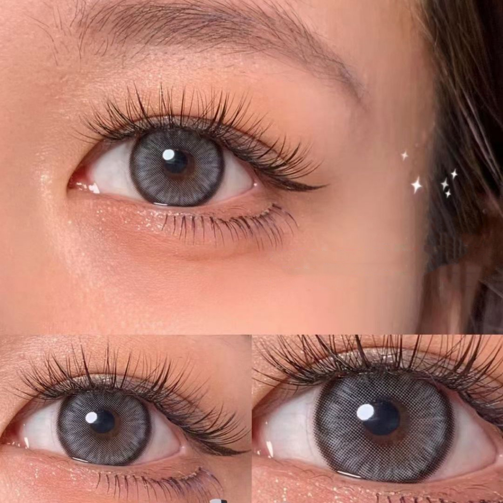 (COD)Sepasang lensa kontak berwarna diameter 14.2MM softlens soflen mata soflen soplen murah soflen 