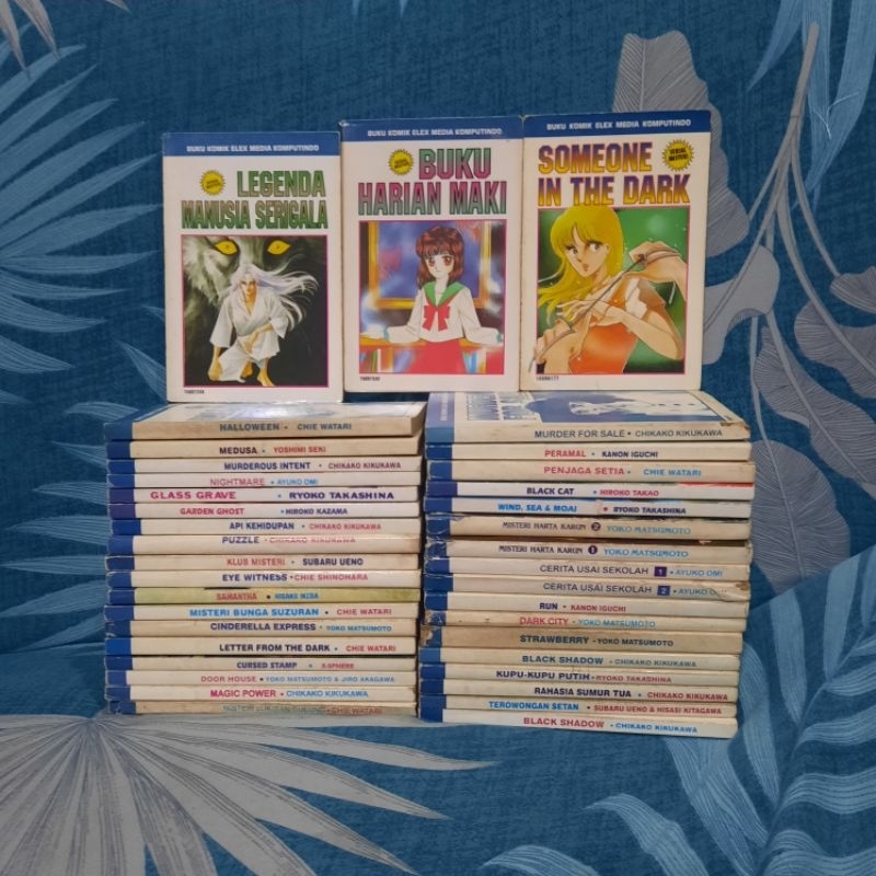 Paket 38 Komik Serial Misteri One Shot Shoot Tamat Set Fulset Fullset Lengkap Yoko Matsumoto Chie Wa