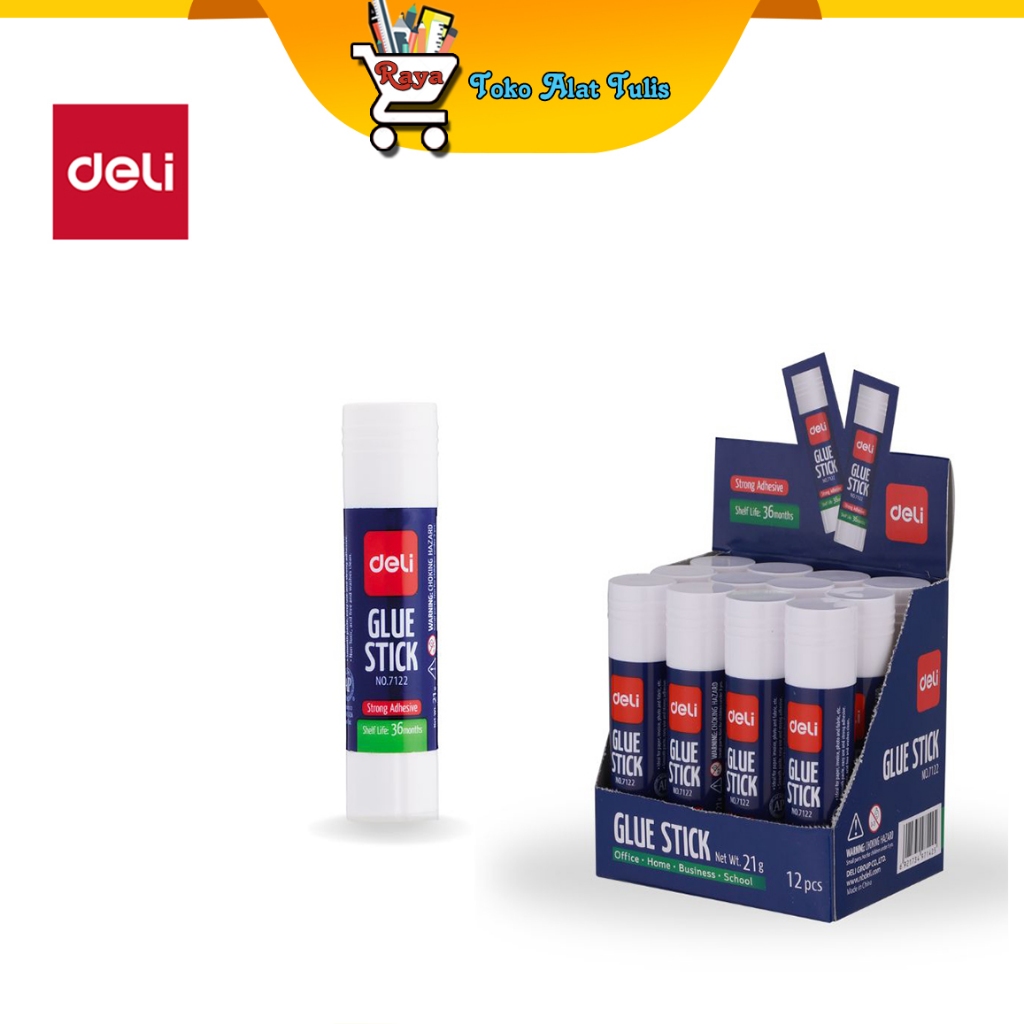 

Deli Lem Kertas Stick Glue Stick 21g (White) E7122