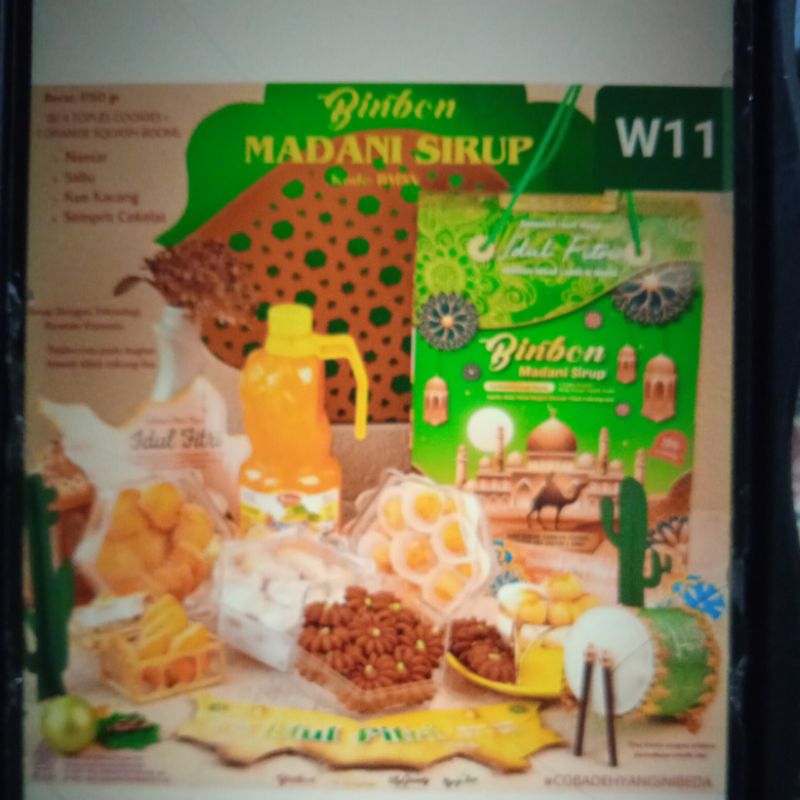 

PROMO paket kue lebaran bingkisan binbon 4+1 madani w11