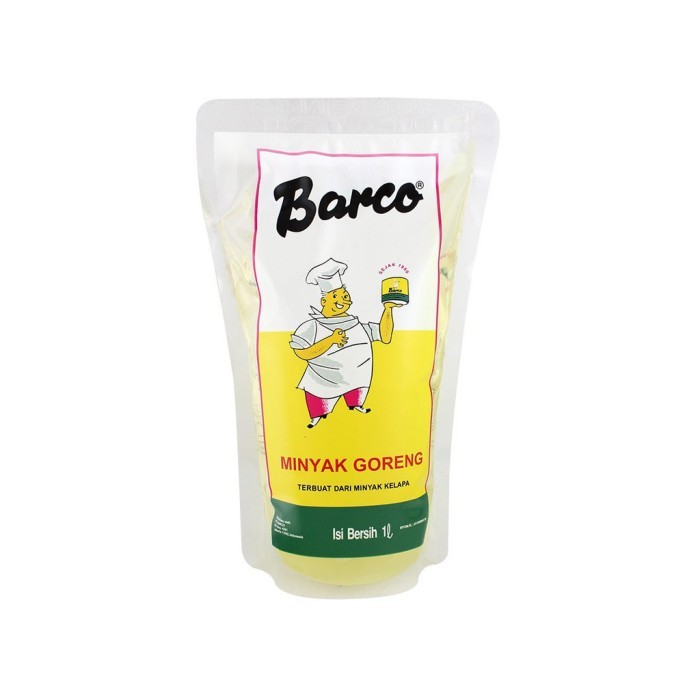 

Barco 1 Liter Pouch dan Minyak Goreng Kelapa Barco 1 Liter Bebas Kolesterol