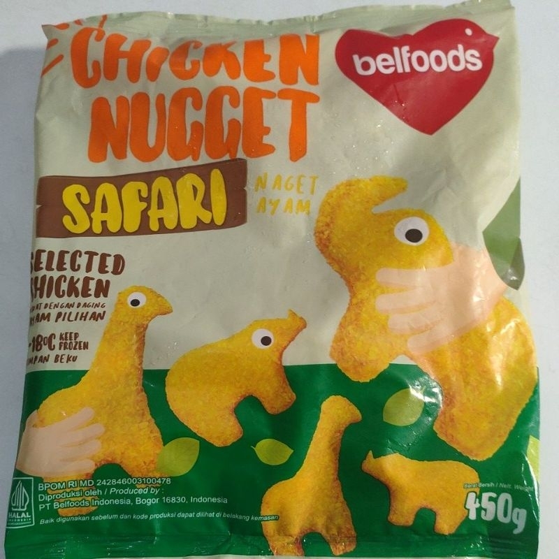 

BELFOODS CHIKEN NUGGET SAFARI 500gr