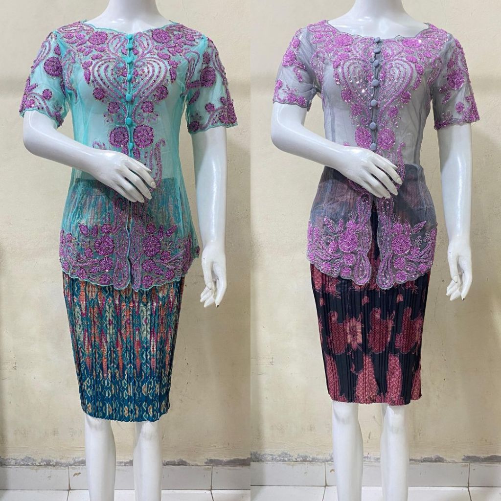 Kebaya Payet Wisuda / Kebaya Payet Modern/ Kebaya Payet Bunga