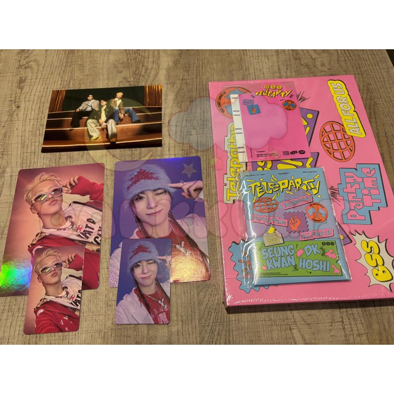 BSS TELEPARTY ALBUM REGULAR WEVERSE POB HOSHI SEUNGKWAN
