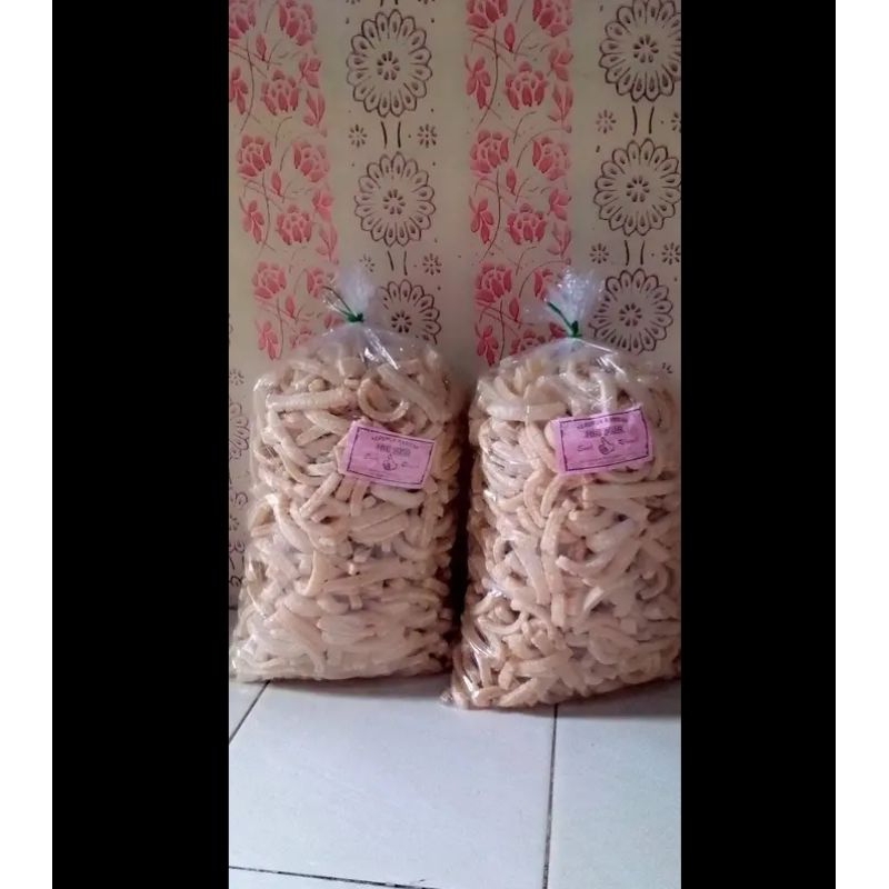 

kerupuk rambak ukuran 1000 gram