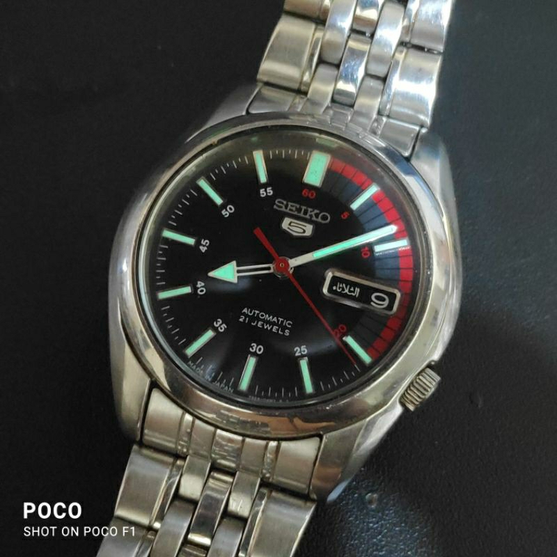 SEIKO 5 21J REF. 7S26-01V0 SPEED RACER