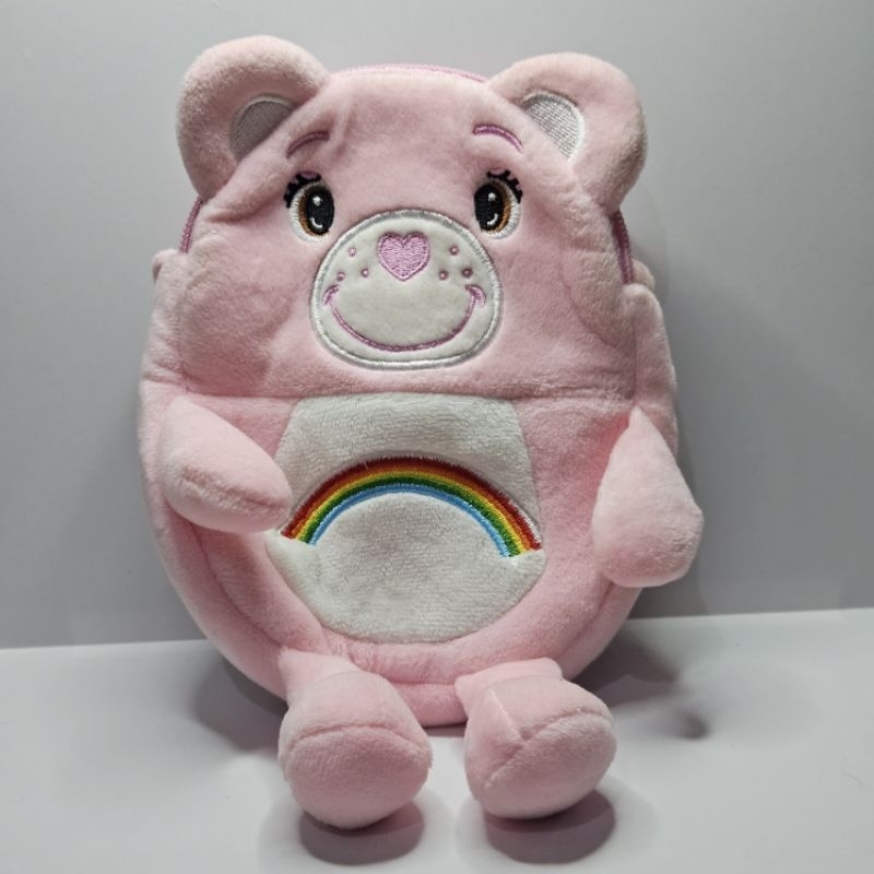 Tas Boneka Care Bears Cheer Bear / Slingbag CB Pelangi Selempang Carebear