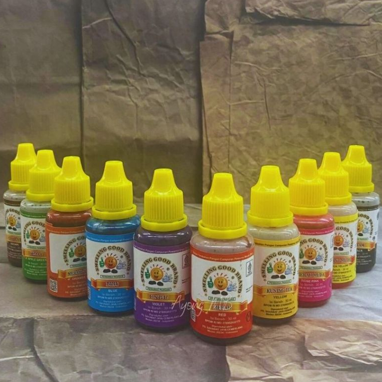 

PEWARNA MAKANAN SMELLING GOOD / PEWARNA MAKANAN CAIR 30ML