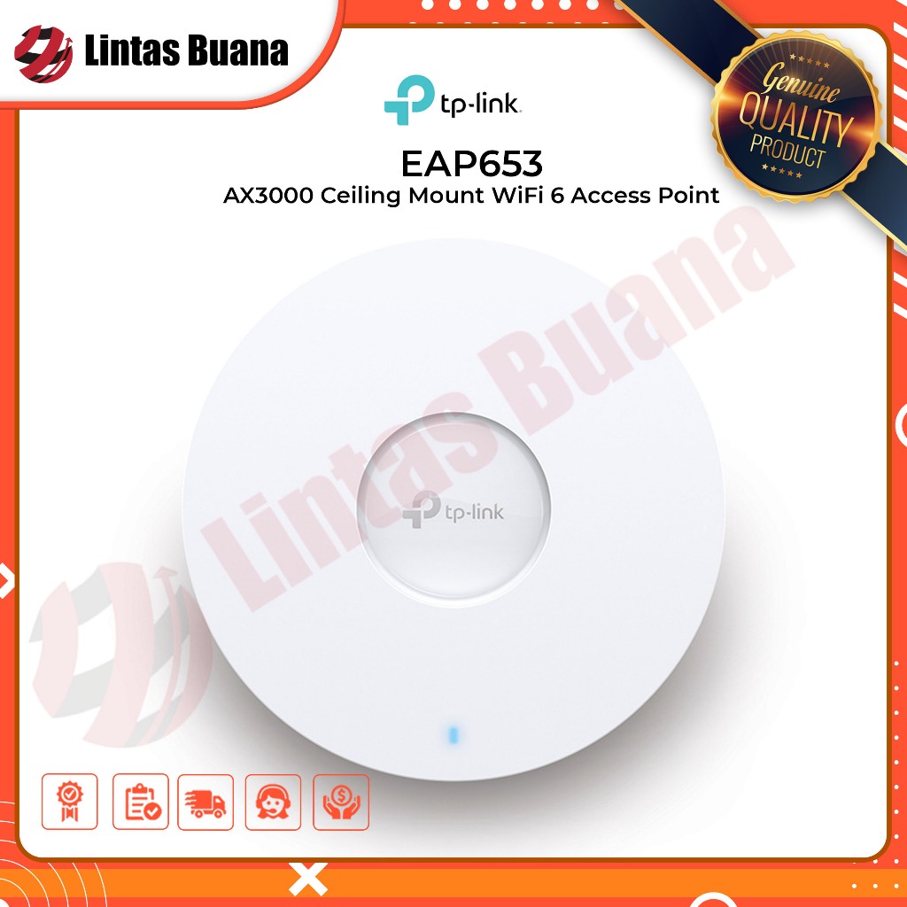 TP-link EAP 653 AX3000 Ceiling Mount WiFi 6 Access Point