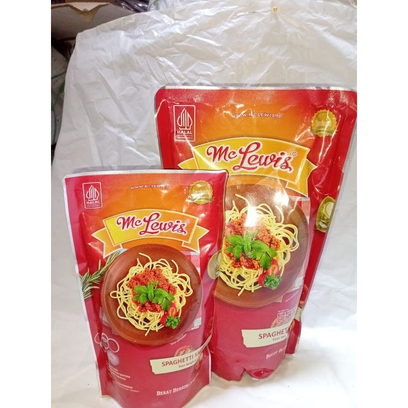 

mclewis saus spaghetti 1000g dan 300g