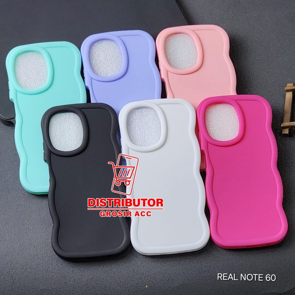 REALME NOTE 60X REALME NOTE 60 CASE MACARON WAVE CASE G02 REALME NOTE 60X REALME NOTE 60