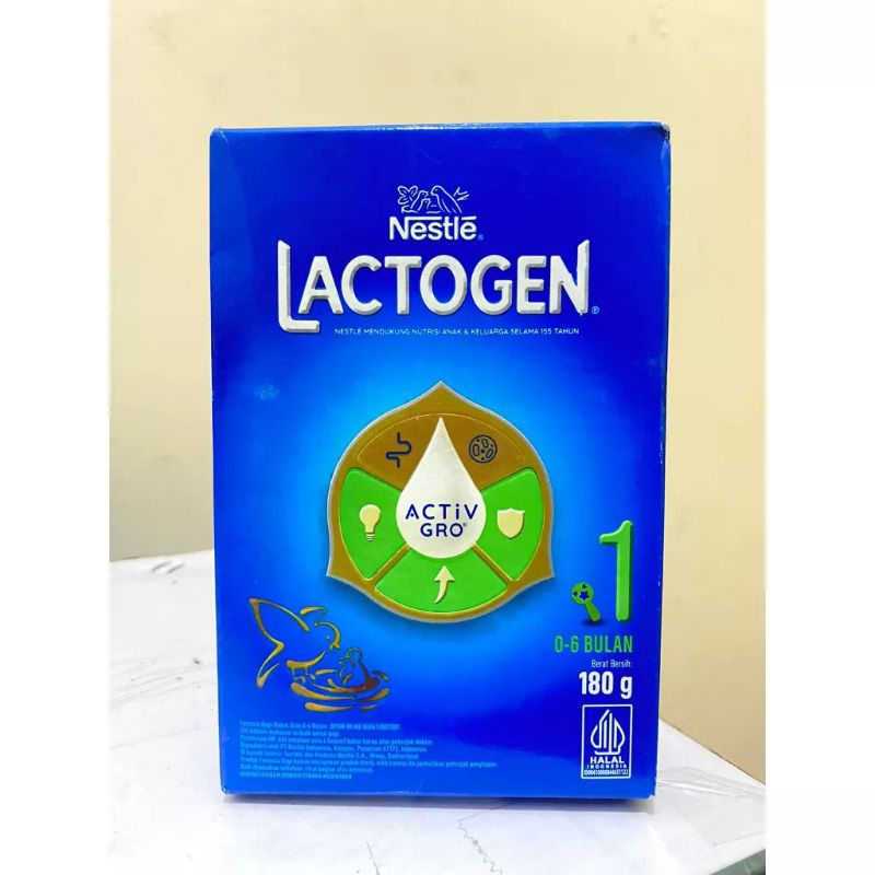 Lactogen Nestle Susu Bayi 0-6 bulan - Isi 180 gram