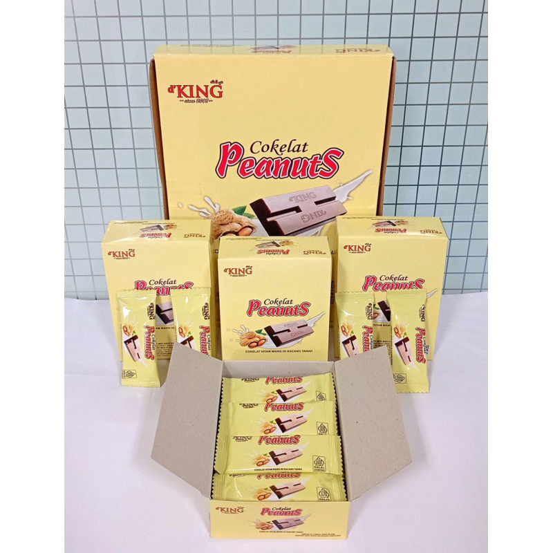 

DKING COKELAT PEANUT BAR KEMASAN DUS ISI 80pcs/BONIBOL COKELAT