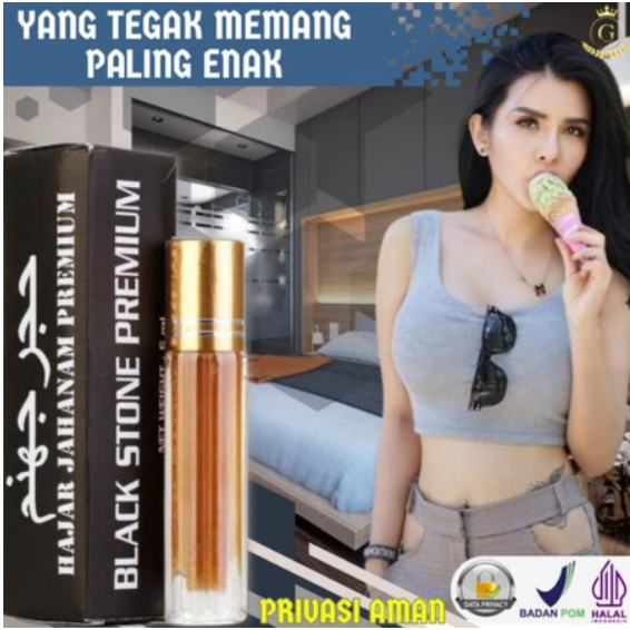 Hajar Jahanam Premium Black Stone Obat Oles HJ Tahan Lama