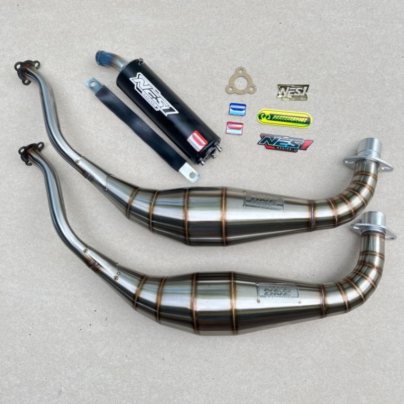 KNALPOT FIZR || CHAMBER GEMBUNG FIZR KOLONG REPSOL TYPE COBRA GEN 2 ORIGINAL NESONE EXHAUST